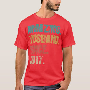5 Wedding Anniversary For Him Amazing Husband Sin T-Shirt