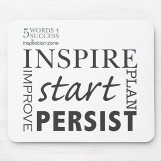5 Words 4 Success Mouse Mat