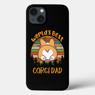 5 World's Best Corgi Dad iPhone 13 Case