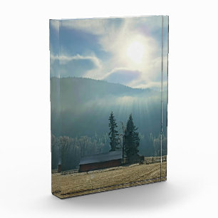 5"x7" Acrylic Photoblock    Sun & Fog