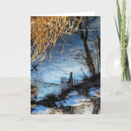 5"x7" Folded Card || Creek Reflection 16 sg