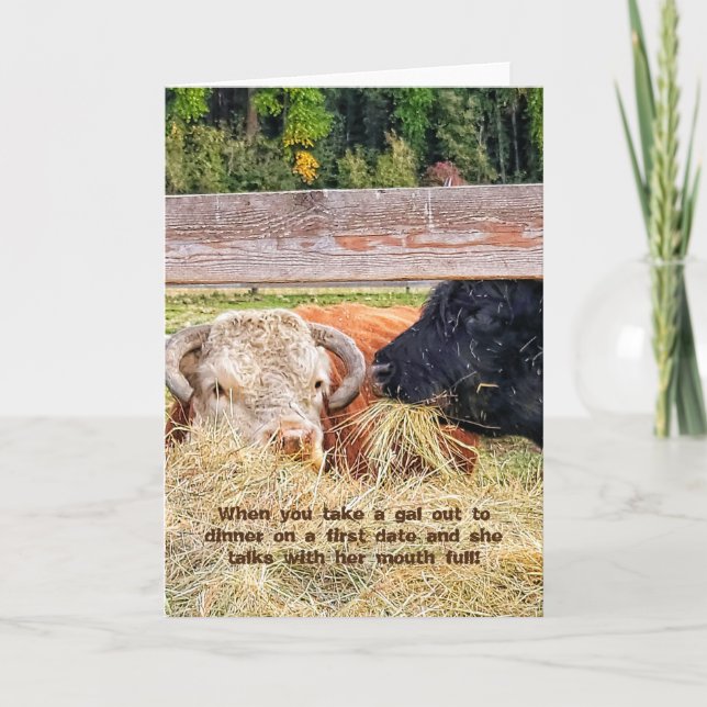 5"x7" Folded Card || First Date (Front)