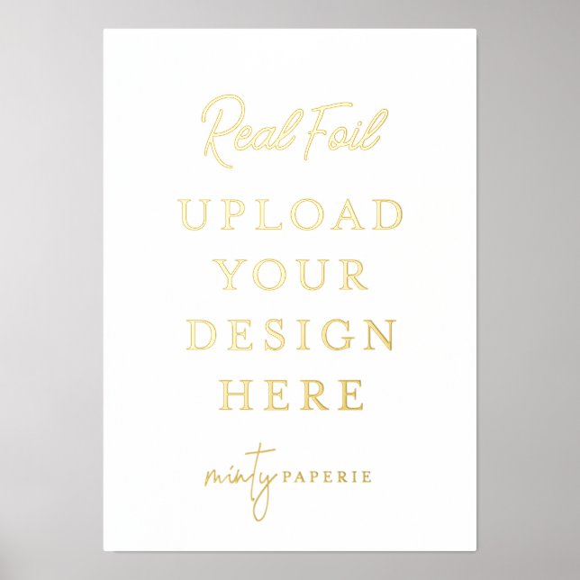 5"x7" Gold Foil Art Print - Do It Yourself (Front)