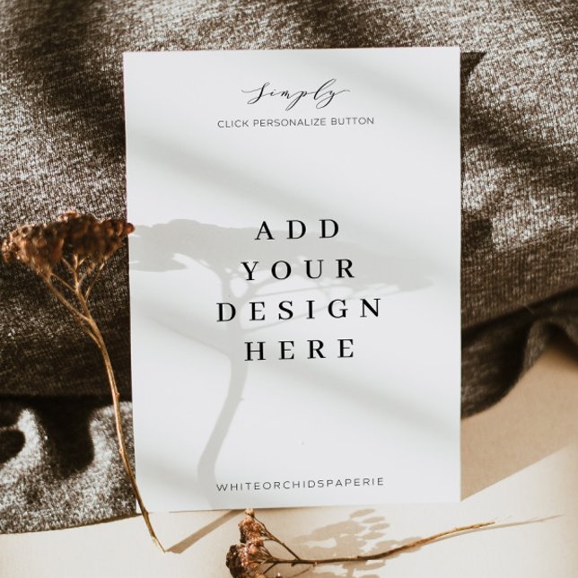 5"x7" Invitation Printing (Creator Uploaded)