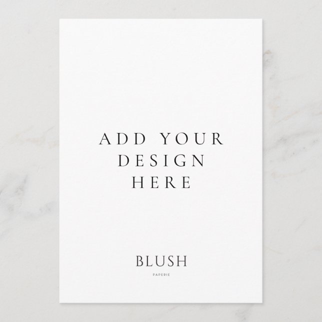 5"x7" Menu Card Printing (Front)