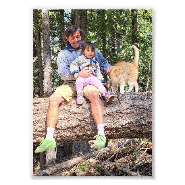 5"x7" Photo Print || Log Love! (Front)