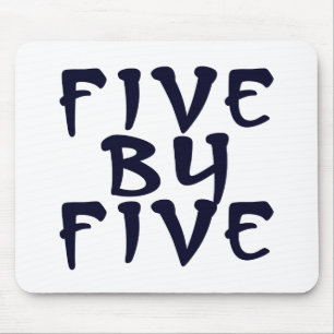 5 x 5 mouse mat