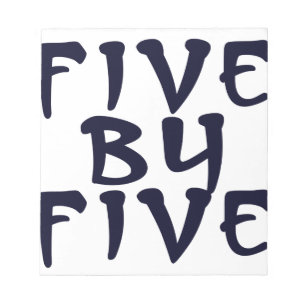 5 x 5 notepad