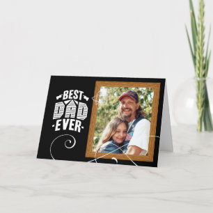 5" x 7" Custom Father's Day Cards  'Best Dad Ever'