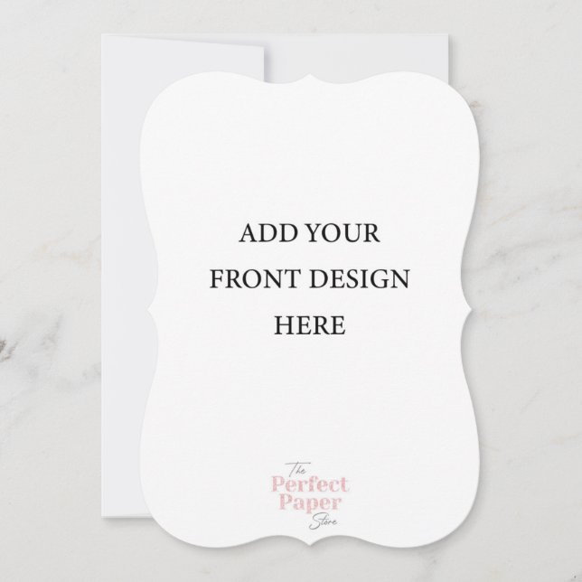 5 x 7 Double Sided Invitation Template Portrait (Front)