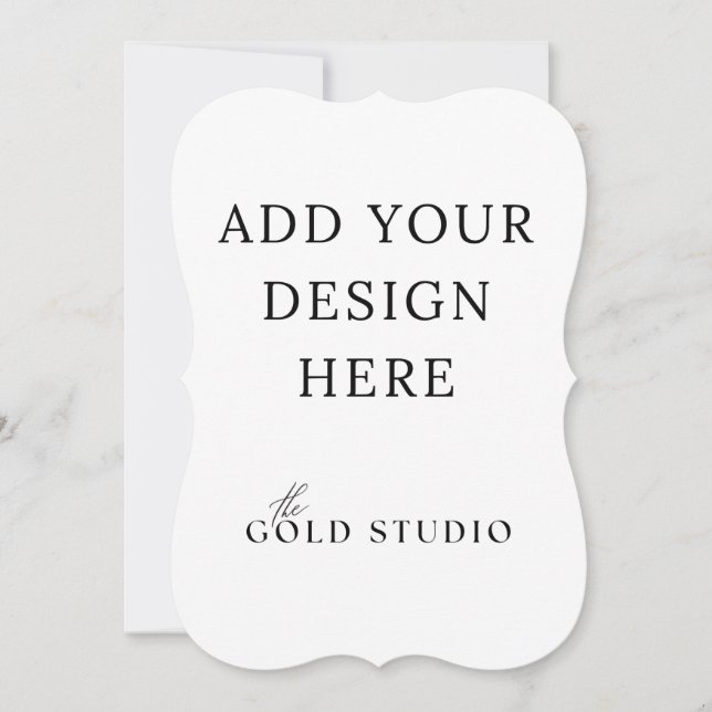 5 x 7 Double Sided Invitation Template Portrait (Front)