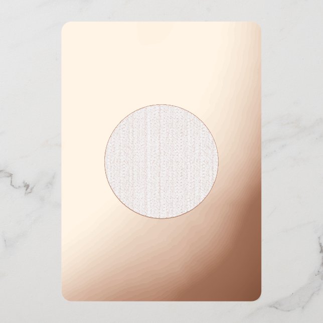 5" x 7" Foil Invitation (Front)