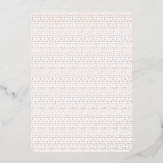5" x 7" Foil Invitation