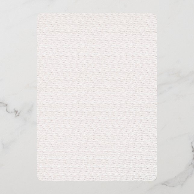5" x 7" Foil Invitation (Front)