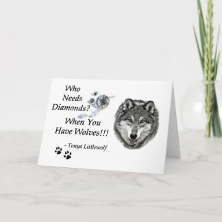 5" x 7"  Greeting Card - Wolf Mtn Sanctuary