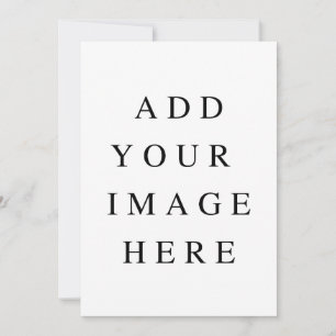 5 x 7 in custom print invitation