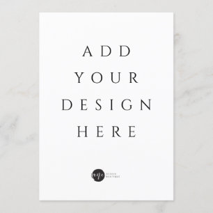 5" x 7" Invitation / Menu / Flat Card