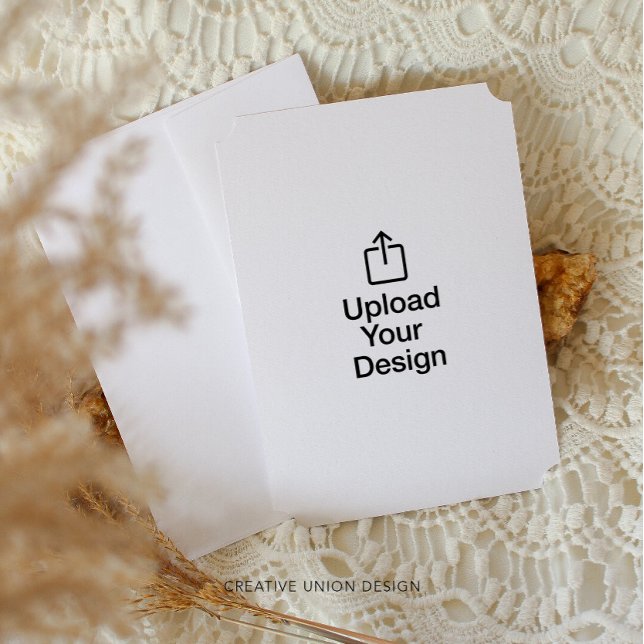 5 x 7 Invitation, Ticket Corner Custom Printed Invitation (Creator Uploaded)