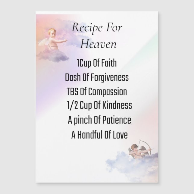 5" x 7" Magnetic Card (Front)