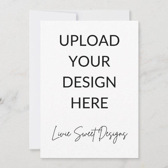 5" x 7" Portrait Card (Front)