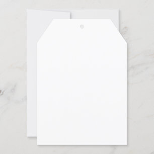 5" x 7" Tag Style Wedding Thank You Card