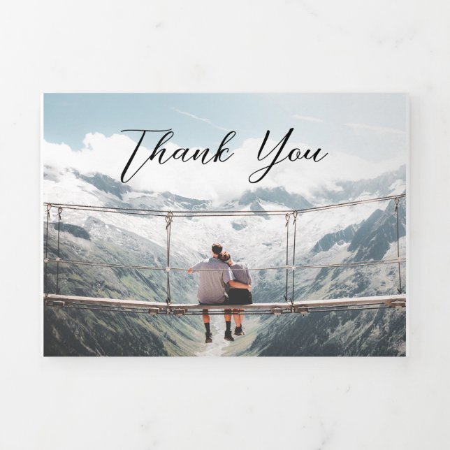 5" x 7" Trifold Letter Fold Holiday Card (Cover)