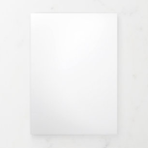 5" x 7" Vertical Trifold Letter Fold Invitation