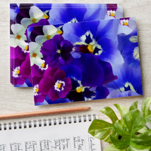 5 x 7 Vintage Floral Pattern Return Address Envelope
