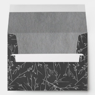 5 x 7 Vintage Grey Craft Paper Return Address Env Envelope