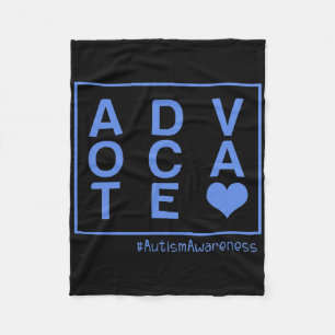 5 Year Old Birthday Autistic Boy Girl Autism Aware Fleece Blanket