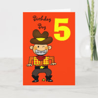 5 year old birthday boy