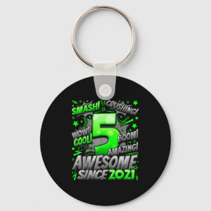 5 Year Old For Boys 5th Birthday Boy 5 Year Old Bo Key Ring