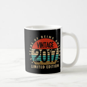5 Year Old Gifts Vintage 2017 Limited Edition 5th Coffee Mug