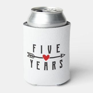 5 Year Wedding Anniversary Relationship Can Cooler