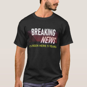 5 Year Work Anniversary 5th Employee Appreciation T-Shirt