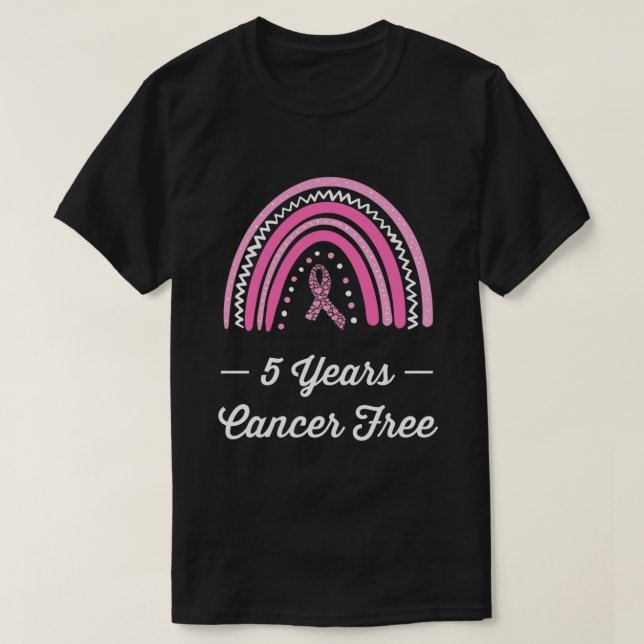 5 Years Breast Cancer Free Survivor Long Sleeve  T-Shirt (Design Front)