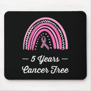 5 Years Breast Cancer Free Survivor Mouse Mat