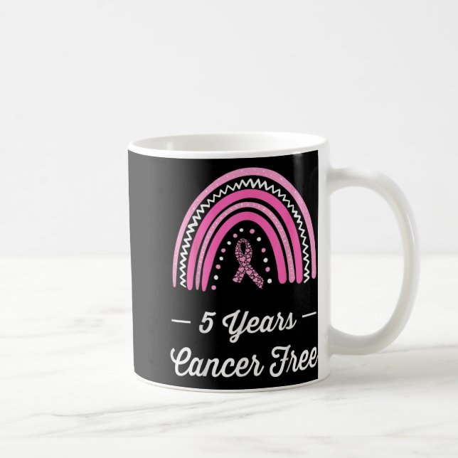 5 Years Breast Cancer Survivor  Coffee Mug (Right)