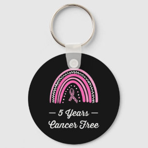 5 Years Breast Cancer Survivor Key Ring