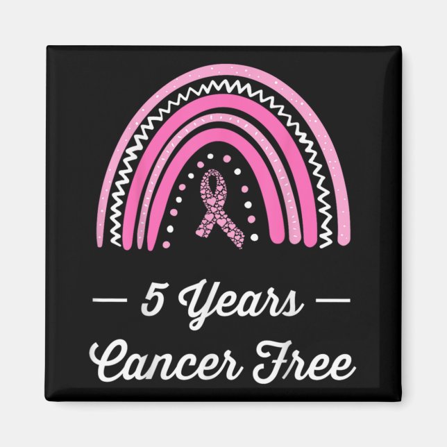 5 Years Breast Cancer Survivor  Magnet (Front)