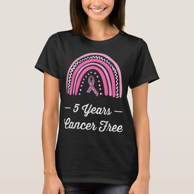 5 Years Breast Cancer Survivor  T-Shirt (Front)
