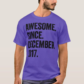 5 Years Old December 2017 5th Birthday2 T-Shirt