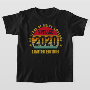 5 Years Old Fifth 2020 5th Birthday Toddler Kid T-Shirt