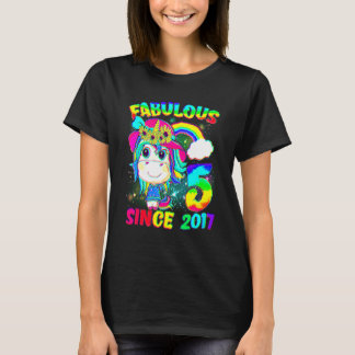 5 Years Old Unicorn 5th Birthday Unicorn Girl Sinc T-Shirt