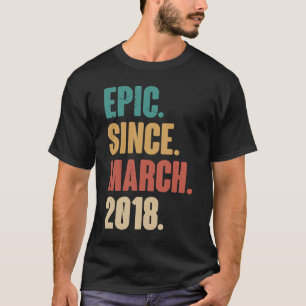 5 Years Old Vintage 2018 Birthday 5th Decoration M T-Shirt