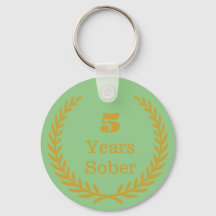 5 Years Sober, Personalizable Sobriety Keepsake