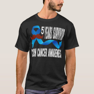 5 Years Survivor Colon Awareness Colourectal  T-Shirt