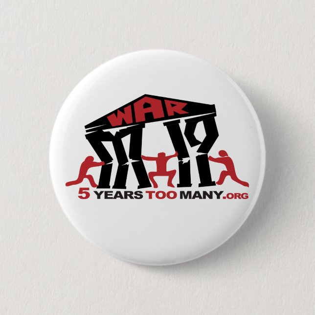 5 Years Too Many Button (round) (Front)