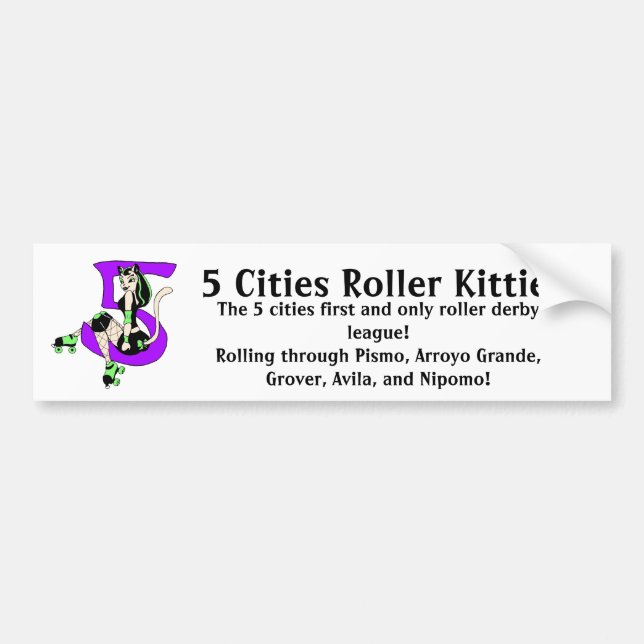 5CRK Bumper sticker (Front)