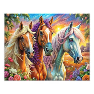 5D Diamond Painting Kit Horse Design DIY Wall Art